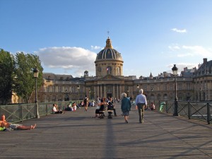 Le Pont des Arts on the day of the picnic